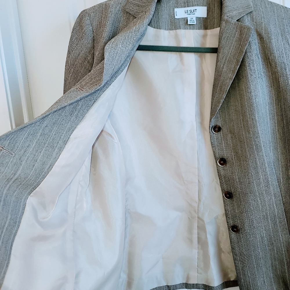 Le Suit Essentials lined  Business Professional Office Work Woman's 12p - Picture 5 of 7